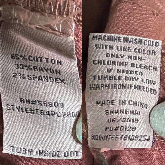 Copper Key Women's Terracotta High-Rise Denim Super Stretch Skinny Jean Size 16 - Picture 11 of 12